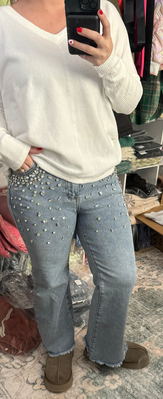 Falling Star Denim Jeans