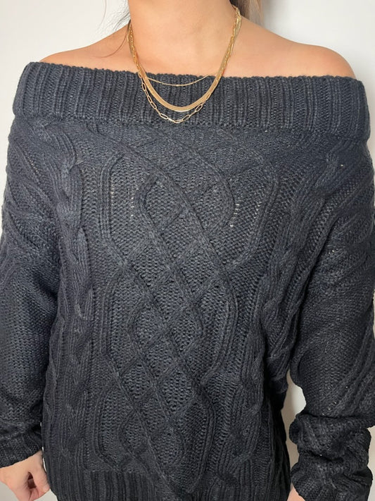 Cable Knit Cuddles Sweater