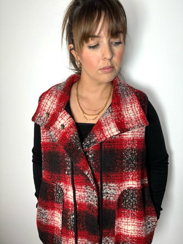 Parker Plaid Vest