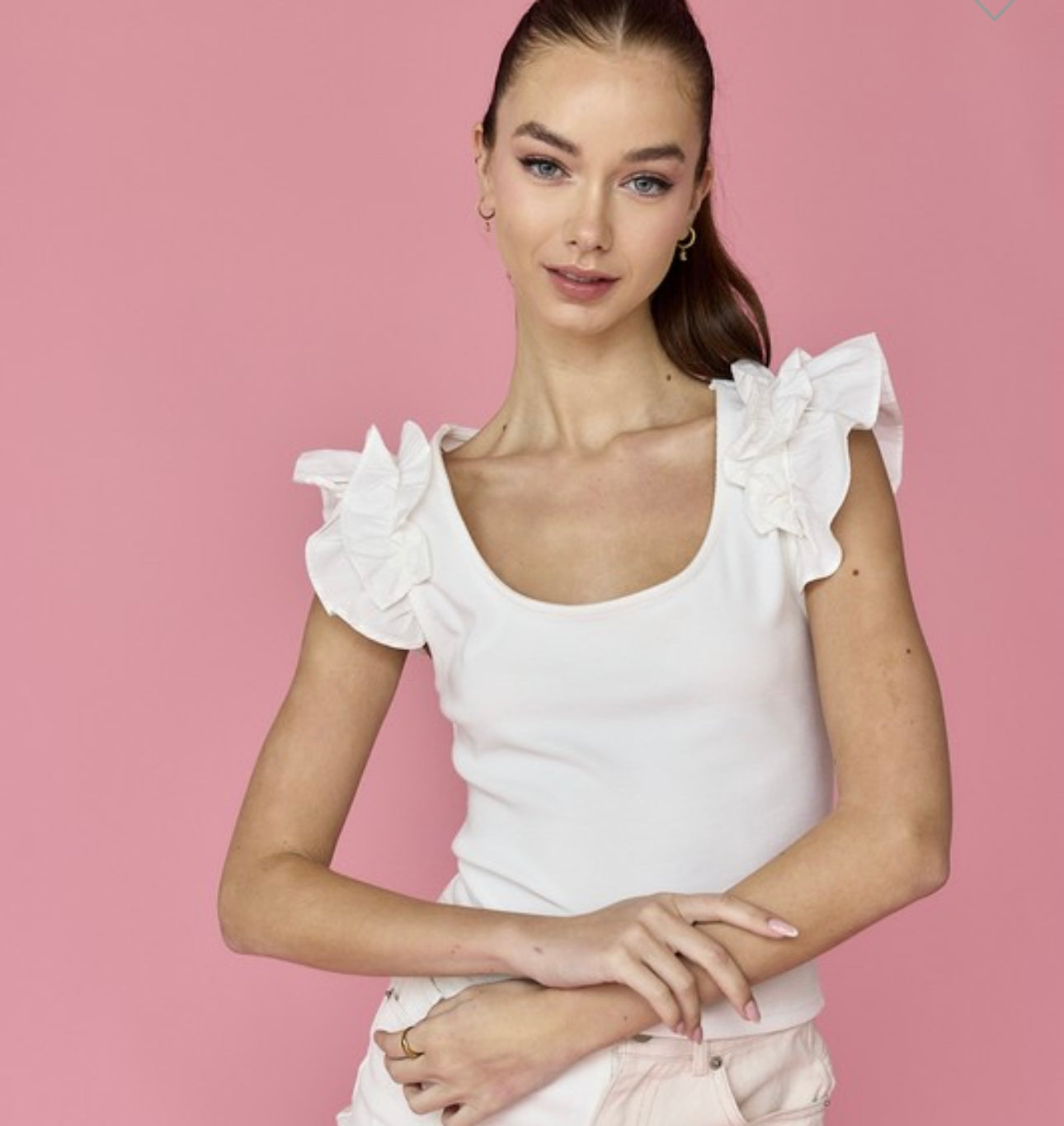 Sophia Ruffle Top