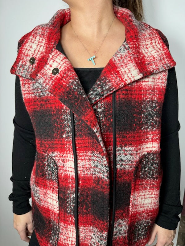 Parker Plaid Vest